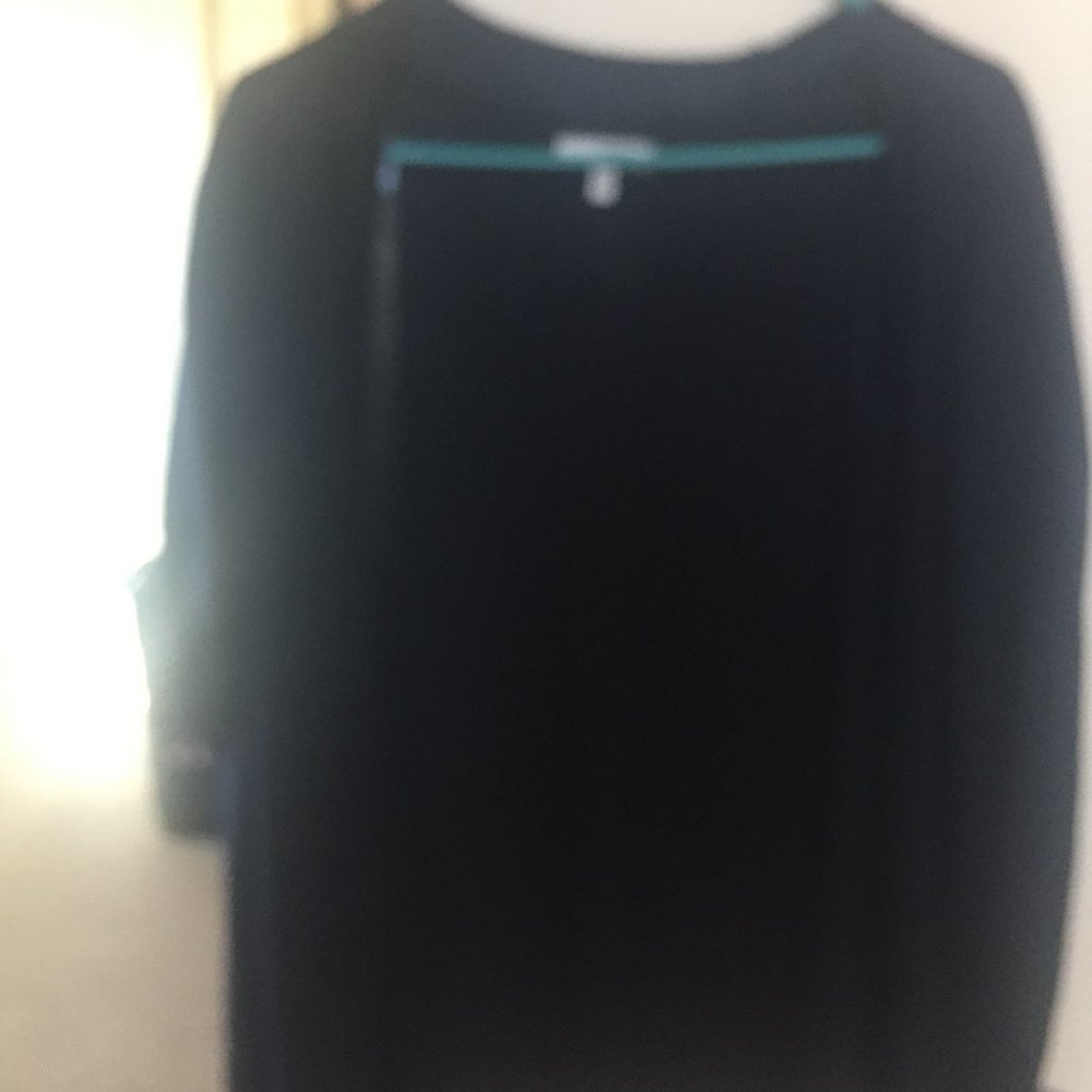 Thin navy short sleeve cardigan